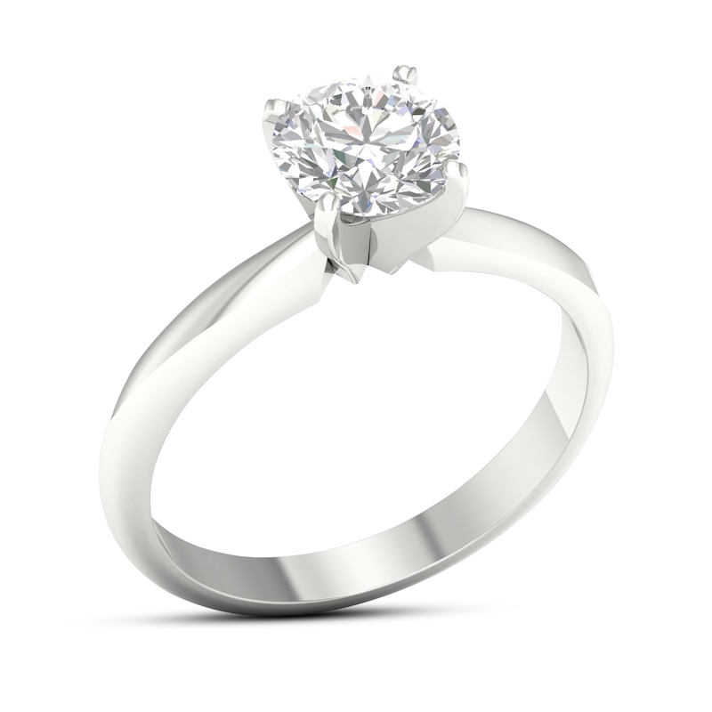 Lab-Created Diamonds by KAY Solitaire Engagement Ring 3 ct tw 14K White Gold