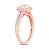 Thumbnail Image 2 of Now + Forever Multi-Diamond Engagement Ring 1/2 ct tw Round-cut 10K Rose Gold