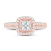 Thumbnail Image 3 of Now + Forever Multi-Diamond Engagement Ring 1/2 ct tw Round-cut 10K Rose Gold