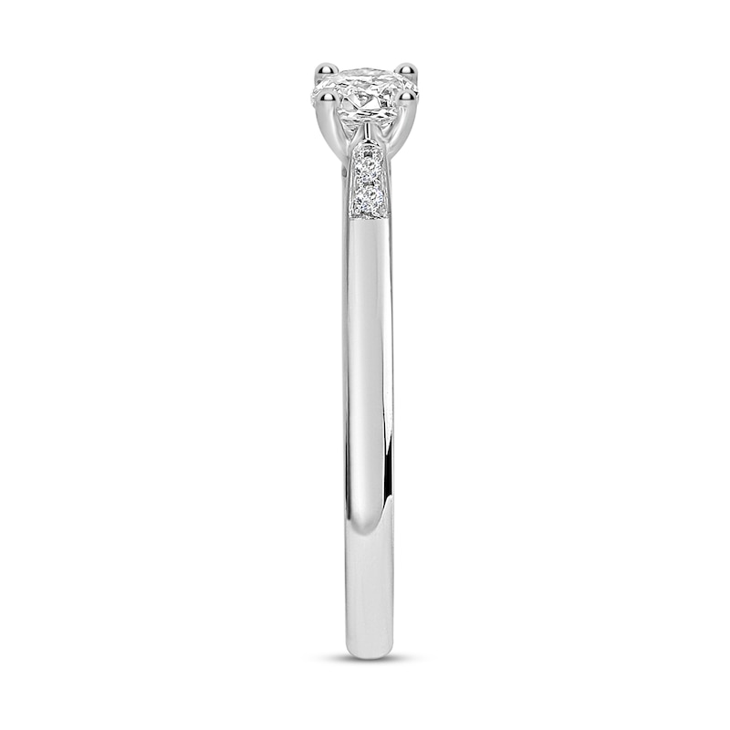 Main Image 3 of Now + Forever Diamond Engagement Ring 1/3 ct tw Round-cut 14K White Gold