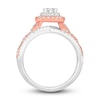 Thumbnail Image 2 of Now + Forever Diamond Engagement Ring 1 ct tw Princess & Round 14K Two-Tone Gold