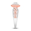 Thumbnail Image 3 of Now + Forever Diamond Engagement Ring 1 ct tw Princess & Round 14K Two-Tone Gold