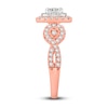 Thumbnail Image 3 of Now + Forever Diamond Engagement Ring 1 ct tw Princess & Round 14K Two-Tone Gold