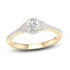Thumbnail Image 0 of Diamond Engagement Ring 3/4 ct tw Round-cut 14K Yellow Gold