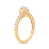 Thumbnail Image 3 of Now + Forever Diamond Engagement Ring 1/2 ct tw Pear & Round 14K Yellow Gold