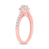 Thumbnail Image 2 of Now + Forever Diamond Engagement Ring 1/2 ct tw Oval & Round 14K Rose Gold