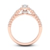 Thumbnail Image 4 of Now + Forever Diamond Engagement Ring 3/4 ct tw Oval & Round 14K Rose Gold