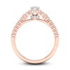 Thumbnail Image 3 of Diamond Engagement Ring 3/4 ct tw Oval & Round 14K Rose Gold