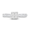 Thumbnail Image 3 of Now + Forever Multi-Diamond Engagement Ring 5/8 ct tw Princess & Round 14K White Gold