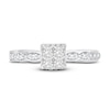 Thumbnail Image 2 of Multi-Diamond Engagement Ring 5/8 ct tw Princess & Round 14K White Gold