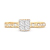 Thumbnail Image 3 of Now + Forever Multi-Diamond Engagement Ring 5/8 ct tw Princess & Round 14K Yellow Gold