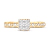 Thumbnail Image 2 of Multi-Diamond Engagement Ring 5/8 ct tw Princess & Round 14K Yellow Gold