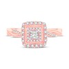 Thumbnail Image 3 of Now + Forever Diamond Engagement Ring 3/8 ct tw Princess & Round 14K Rose Gold