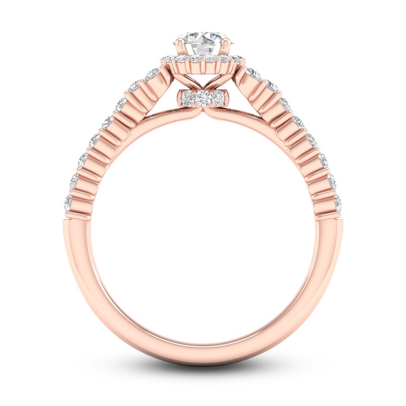 Main Image 4 of Now + Forever Diamond Engagement Ring 3/4 ct tw Round-cut 14K Rose Gold