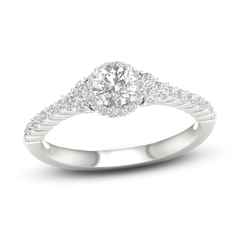Main Image 1 of Now + Forever Diamond Engagement Ring 3/4 ct tw Round-cut 14K White Gold