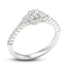 Thumbnail Image 2 of Now + Forever Diamond Engagement Ring 3/4 ct tw Round-cut 14K White Gold