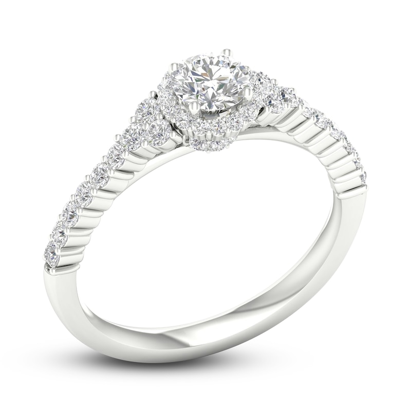 Main Image 2 of Now + Forever Diamond Engagement Ring 3/4 ct tw Round-cut 14K White Gold