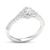Thumbnail Image 1 of Now + Forever Diamond Engagement Ring 3/4 ct tw Oval & Round-Cut 14K White Gold