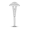 Thumbnail Image 3 of Now + Forever Multi-Diamond Engagement Ring 7/8 ct tw Round-cut 10K White Gold