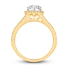 Thumbnail Image 2 of Now + Forever Multi-Diamond Engagement Ring 3/8 ct tw Round-cut 10K Two-Tone Gold