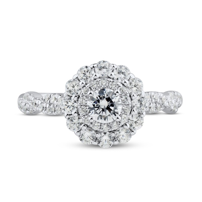 Main Image 2 of Now + Forever Diamond Engagement Ring 1 ct tw Round-cut 14K White Gold