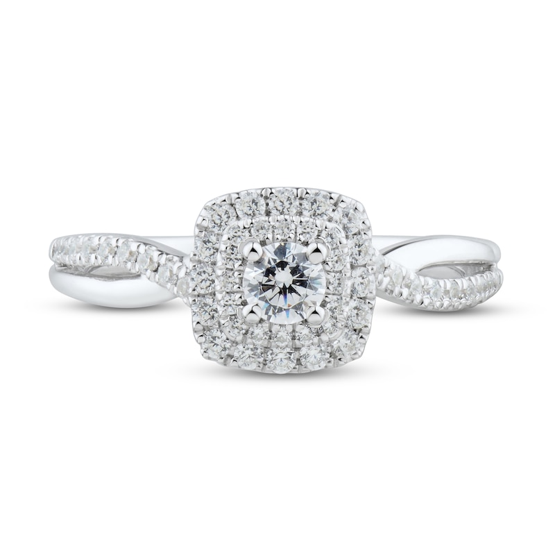 Main Image 2 of Now + Forever Diamond Engagement Ring 1/2 ct tw Round-cut 14K White Gold