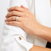Thumbnail Image 4 of Diamond Engagement Ring 1 ct tw Princess & Round 14K White Gold