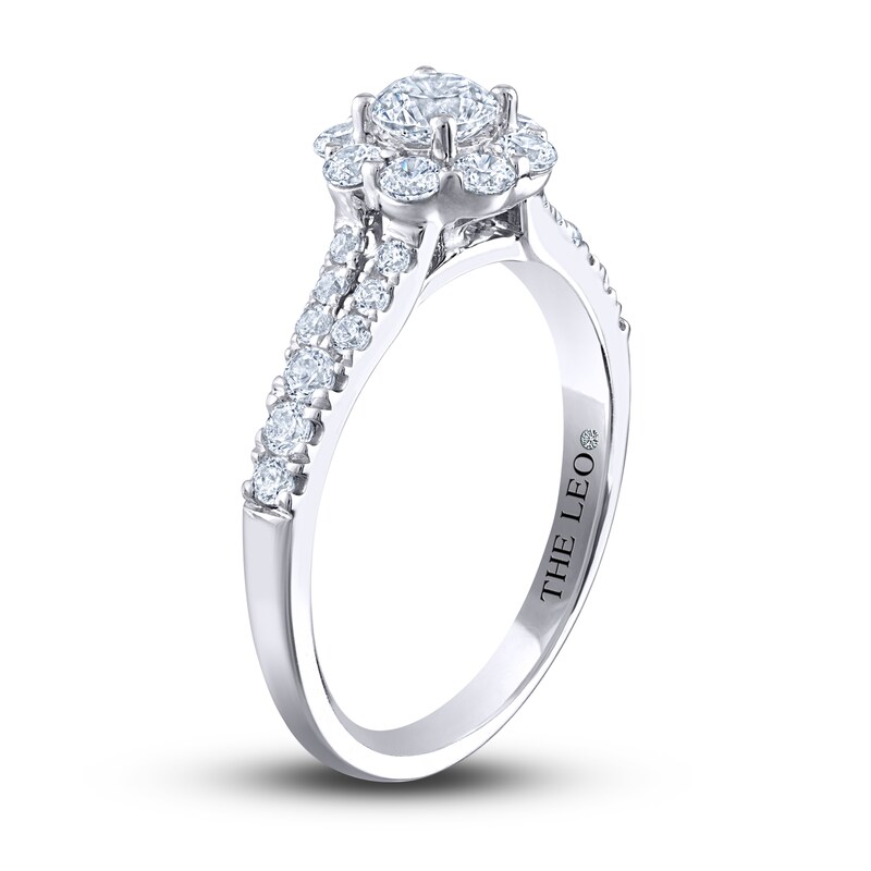 THE LEO Diamond Engagement Ring 1 ct tw Round-cut 14K White Gold