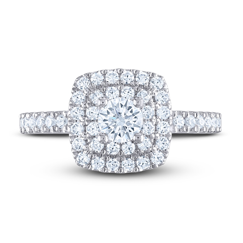 Main Image 3 of THE LEO Diamond Engagement Ring 3/4 ct tw Round-cut 14K White Gold