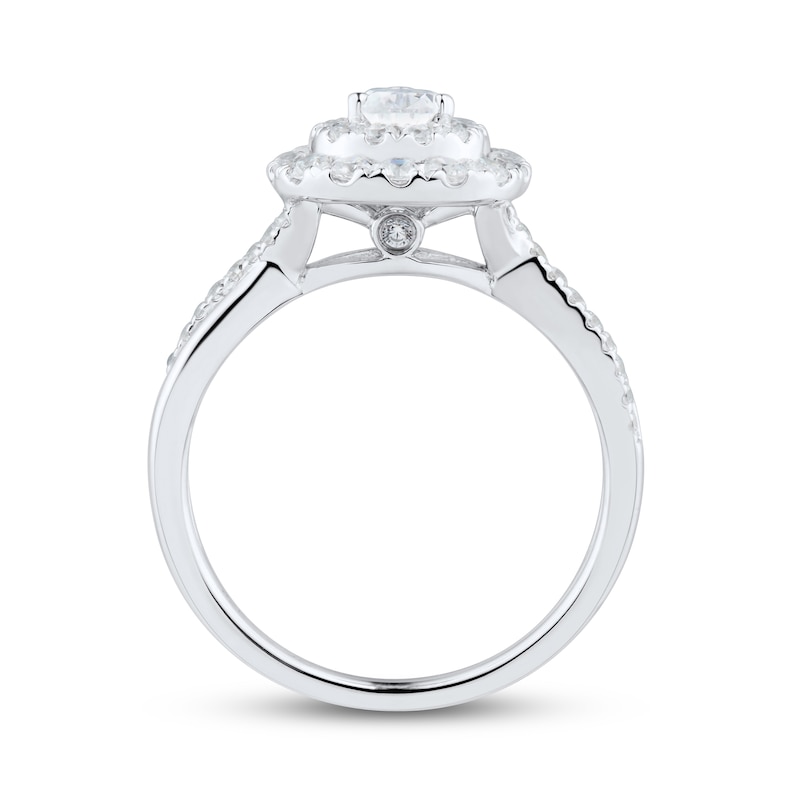Main Image 2 of Now + Forever Diamond Engagement Ring 1 ct tw Pear & Round-Cut 14K White Gold