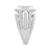 Thumbnail Image 2 of Now + Forever Multi-Diamond Engagement Ring 2 ct tw Round & Baguette 14K White Gold