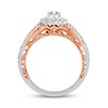 Thumbnail Image 3 of Now + Forever Diamond Engagement Ring 7/8 ct tw Pear & Round 14K Two-Tone Gold