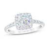 Thumbnail Image 0 of THE LEO First Light Diamond Engagement Ring 1-3/8 ct tw Princess & Round-cut 14K White Gold