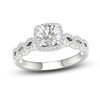 Thumbnail Image 0 of Diamond Engagement Ring 7/8 ct tw Round-cut 14K White Gold