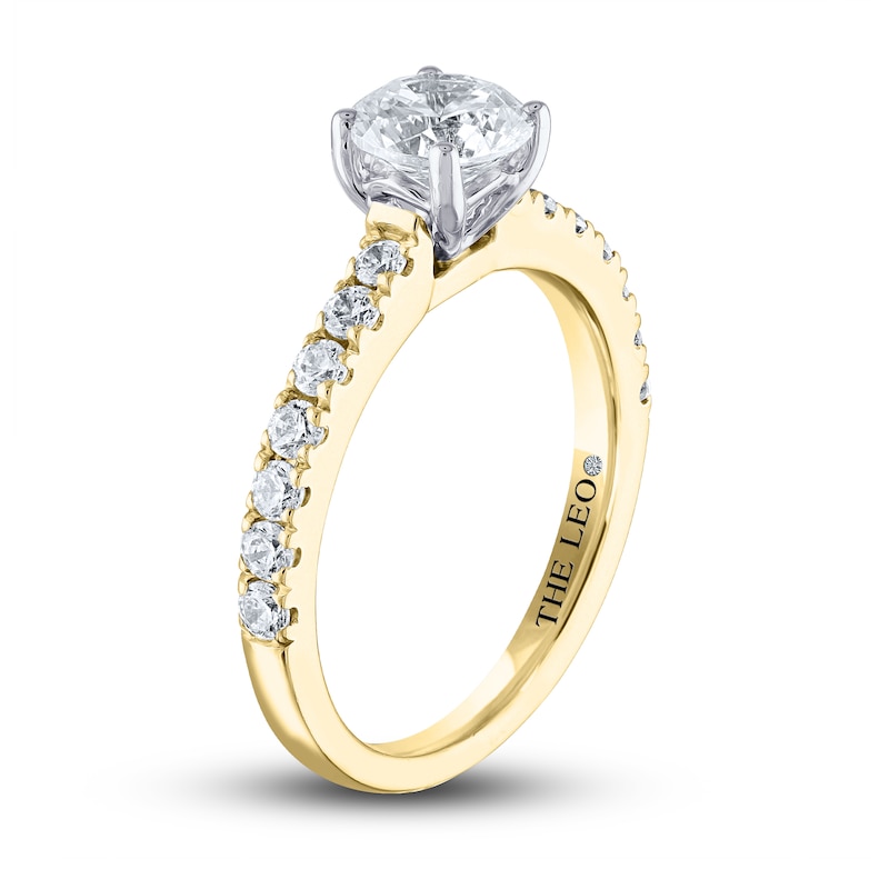 THE LEO Diamond Engagement Ring 1-3/8 ct tw Round-cut 14K Yellow Gold