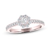 Thumbnail Image 0 of THE LEO Diamond Engagement Ring 1/2 ct tw Round-cut 14K Rose Gold