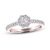 Thumbnail Image 1 of THE LEO Diamond Engagement Ring 1/2 ct tw Round-cut 14K Rose Gold