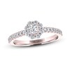 Thumbnail Image 0 of THE LEO Diamond Engagement Ring 1/2 ct tw Round-cut 14K Rose Gold