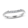 Adrianna Papell Diamond Wedding Band 1/4 ct tw Round-cut 14K White Gold