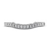 Adrianna Papell Diamond Wedding Band 1/4 ct tw Round-cut 14K White Gold