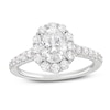 Lab-Created Diamonds by KAY Oval-Cut Engagement Ring 1-3/4 ct tw 14K White Gold