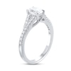 Lab-Created Diamonds by KAY Oval-Cut Engagement Ring 1-1/4 ct tw 14K White Gold