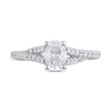 Lab-Created Diamonds by KAY Oval-Cut Engagement Ring 1-1/4 ct tw 14K White Gold