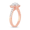 Diamond Engagement Ring 1 ct tw Princess & Round 14K Rose Gold