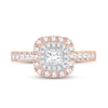 Thumbnail Image 3 of Now + Forever Diamond Engagement Ring 1 ct tw Princess & Round 14K Rose Gold