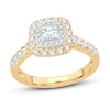 Thumbnail Image 0 of Diamond Engagement Ring 1 ct tw Princess & Round 14K Yellow Gold