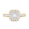Diamond Engagement Ring 1 ct tw Princess & Round 14K Yellow Gold