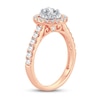 Thumbnail Image 1 of Diamond Engagement Ring 1 ct tw Oval & Round 14K Rose Gold