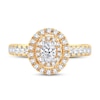 Thumbnail Image 3 of Now + Forever Diamond Engagement Ring 1 ct tw Oval & Round 14K Yellow Gold