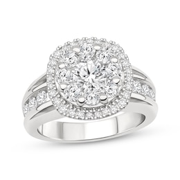 Now + Forever Diamond Engagement Ring 2-1/2 ct tw Round-cut 14K White Gold
